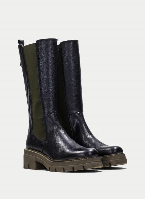 OUTLET Mujer HI211874 NEGRO-OLIVA - HISPANITAS