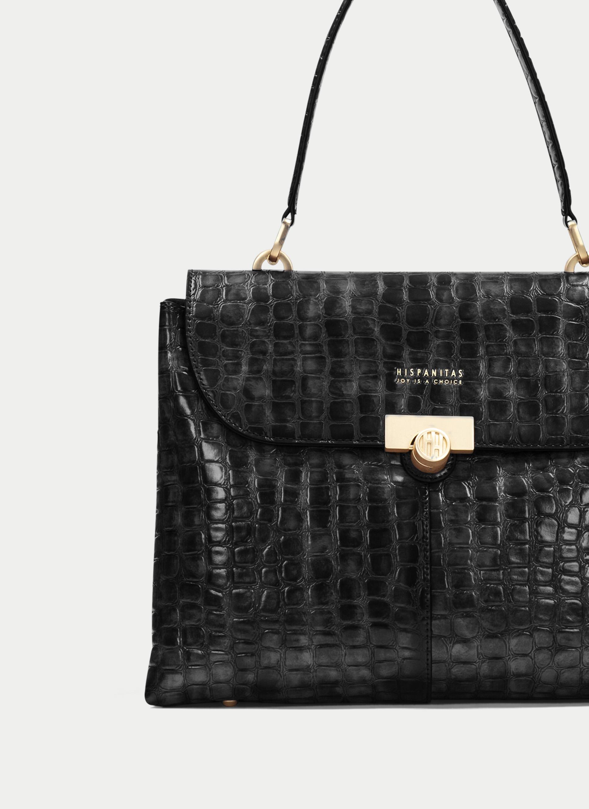 OUTLET Bolsos BI211724 COCO-NEGRO - HISPANITAS