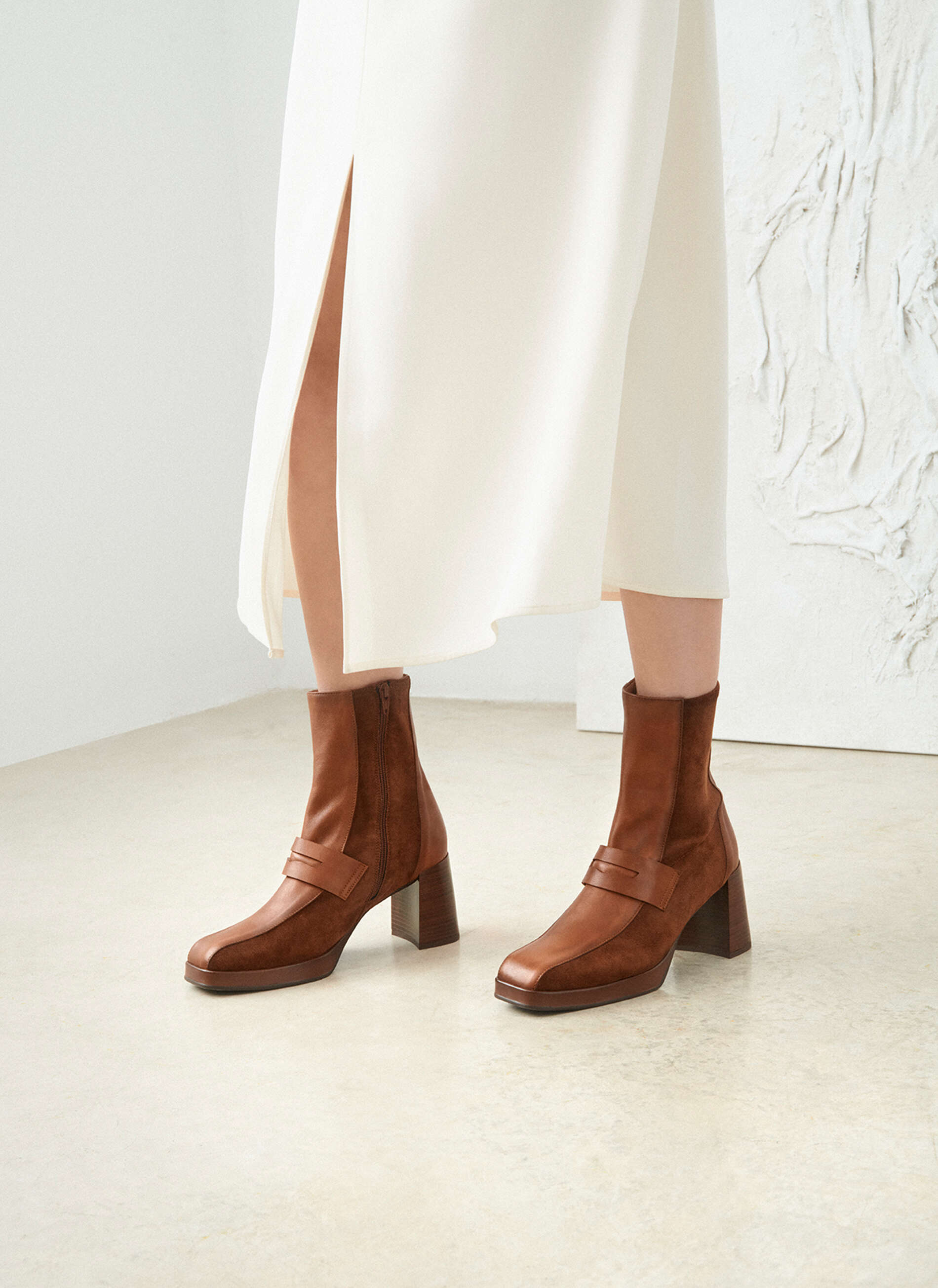 Ankle boot HI222391 TAN SHOES 45111 