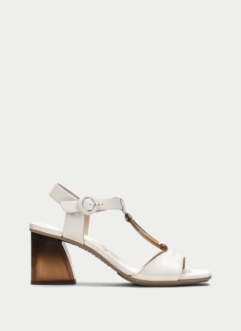 OUTLET Sandalia-Tacon HV211147 BLANCO - HISPANITAS