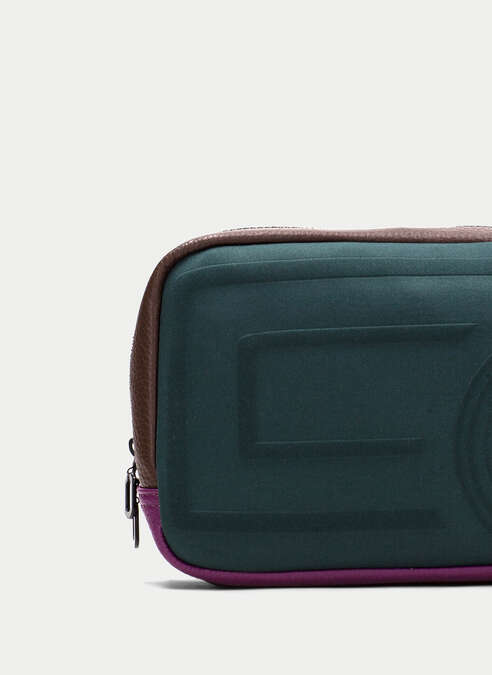 bandolera  vert-marron-magenta