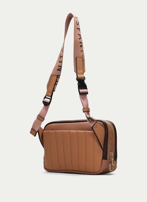 bandolera  marron--apricot