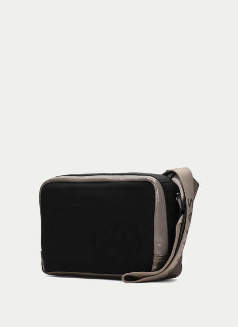 bandolera  noir-taupe