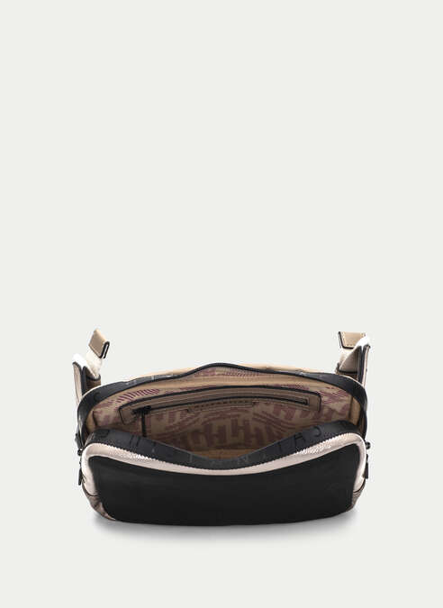 bandolera  noir-taupe