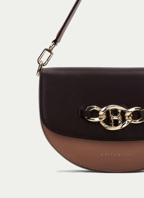 bolso de hombro  marron--apricot