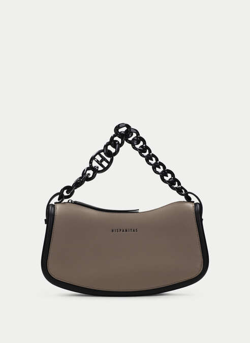 bolso de hombro  taupe