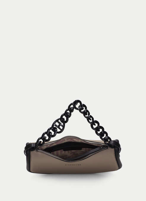 bolso de hombro  taupe