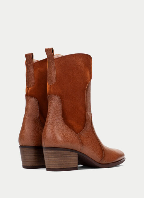 Bota Cowboy HI233121 CUERO OUTLET 53308 HISPANITAS ®️