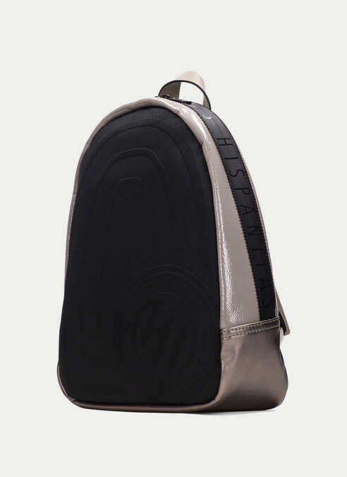 mochila  noir-taupe