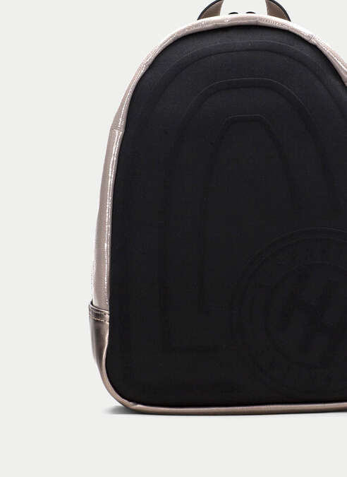 mochila  noir-taupe