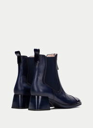 outlet botín milan azul - hispanitas