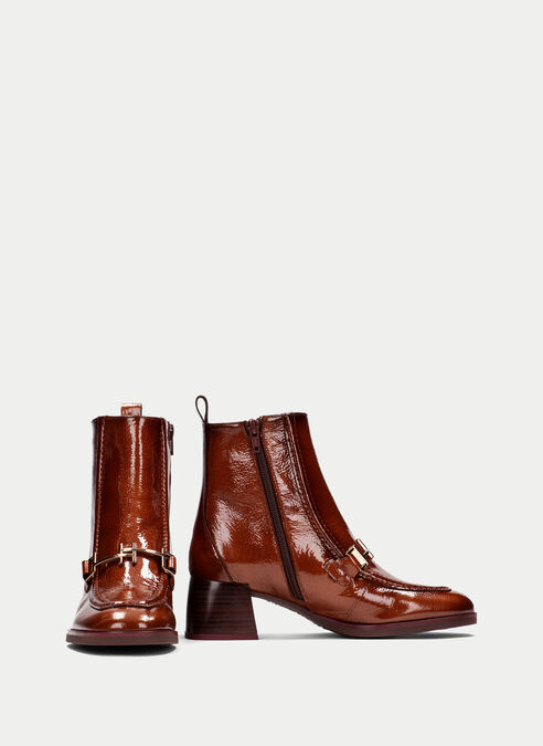 botín milan cuir
