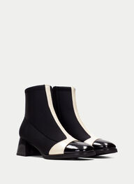 outlet botin milan negro-milk - hispanitas
