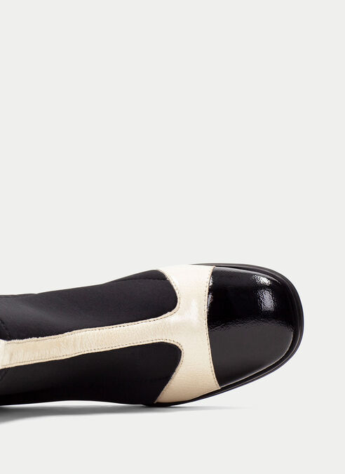botin milan schwarz-milk