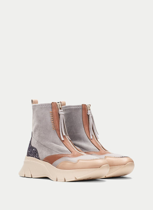 botín sport helsinki grey-sand-glitter