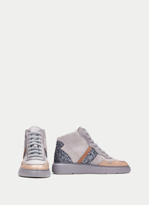 botín sport oceania gris-sable-glitter