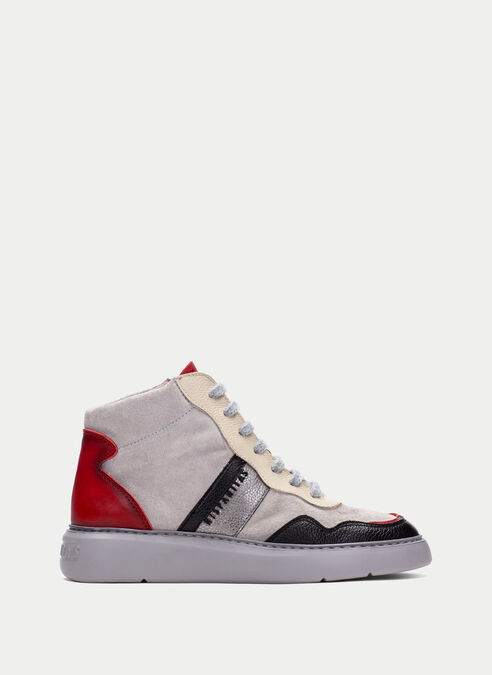 botín sport oceania noir-gris-rouge