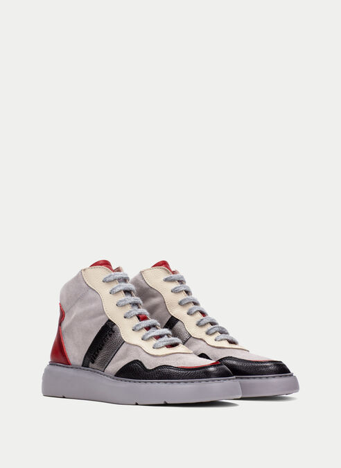 botín sport oceania noir-gris-rouge