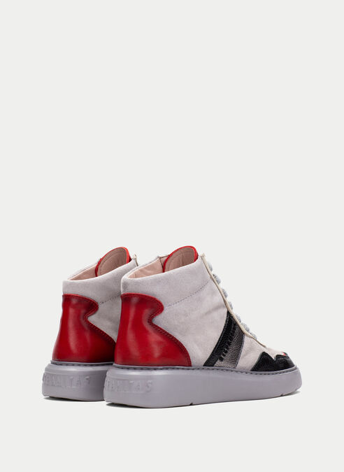 botín sport oceania noir-gris-rouge