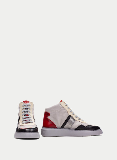 botín sport oceania noir-gris-rouge