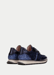 outlet deportivos loira azul-glitter - hispanitas