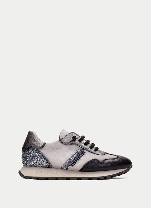 deportivos loira noir-gris-glitter