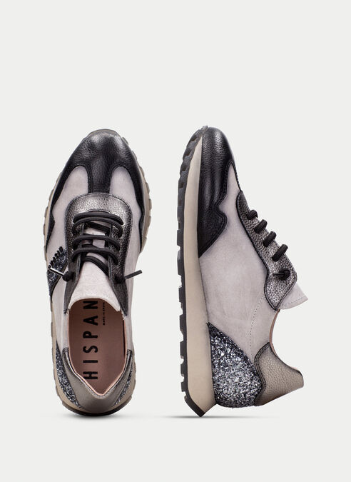 deportivos loira noir-gris-glitter