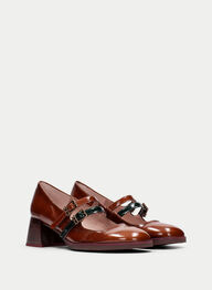 outlet mary-jane milan cuoio - hispanitas