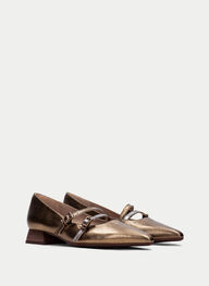 outlet mary-jane dali oro - hispanitas