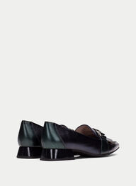 outlet mocasin dali azul-forest-metalizado - hispanitas