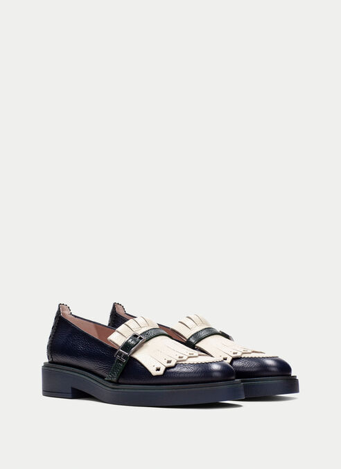 mocasin brooklyn blau-milk-grün