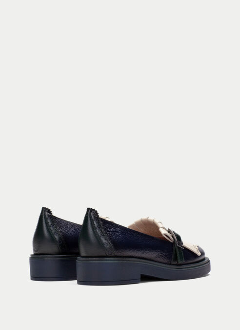 mocasin brooklyn blau-milk-grün