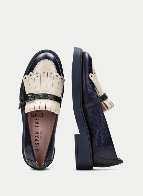 mocasin brooklyn blau-milk-grün