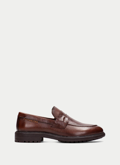 mocasin  cuir