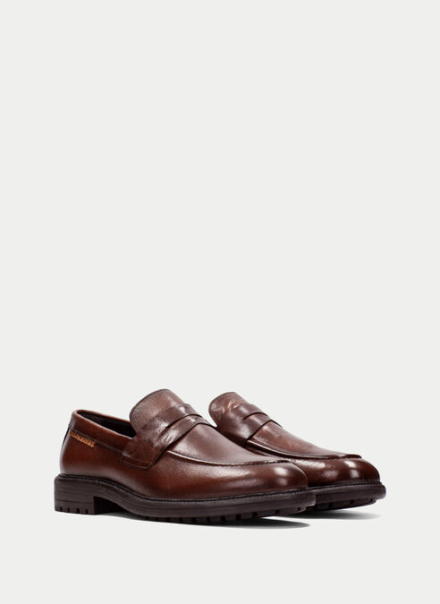 mocasin  cuir
