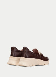 outlet mocasín sport helsinki marron-milk - hispanitas