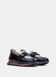 outlet mocasín sport loira multi-metal - hispanitas
