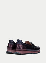 outlet mocasín sport loira multi-metal - hispanitas