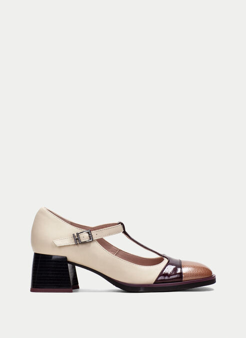 t-strap milan vin-milk-almond