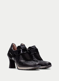 zapatos abotinado saigon negro - hispanitas