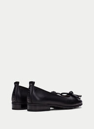 zapatos bailarina genova negro - hispanitas