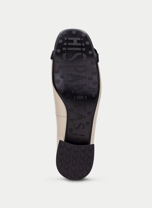 bailarina tacon oporto noir-creme