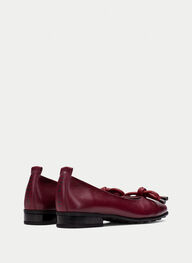 zapatos bailarina genova vino - hispanitas