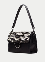bolsos bandolera  negro-cebra - hispanitas