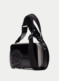 bolsos bandolera  negro-plomo - hispanitas