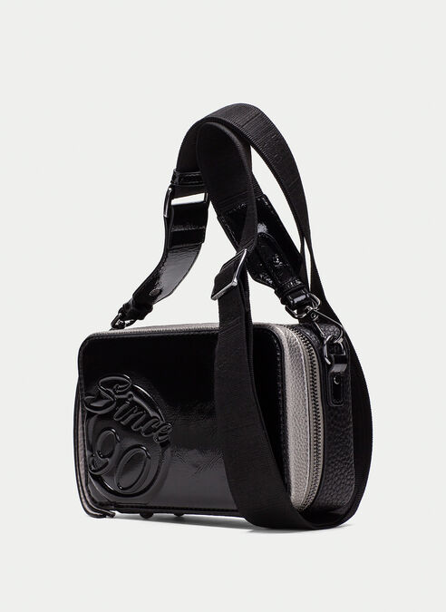 bandolera  negro-plomo