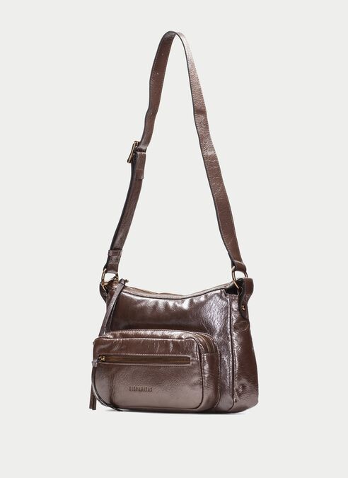 bolso de hombro  avellana