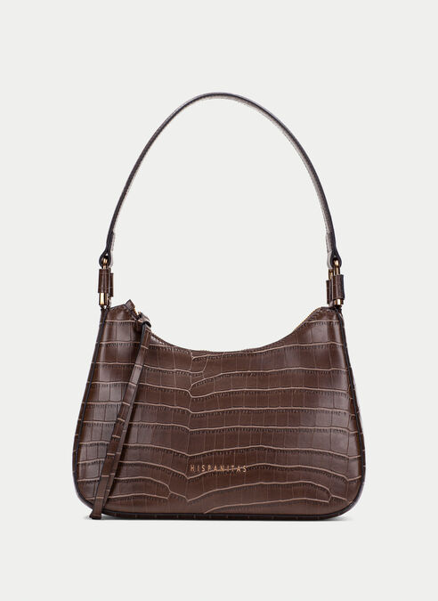 bolso de hombro  avellana