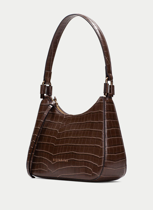 bolso de hombro  avellana