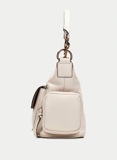 bolso de hombro  crema